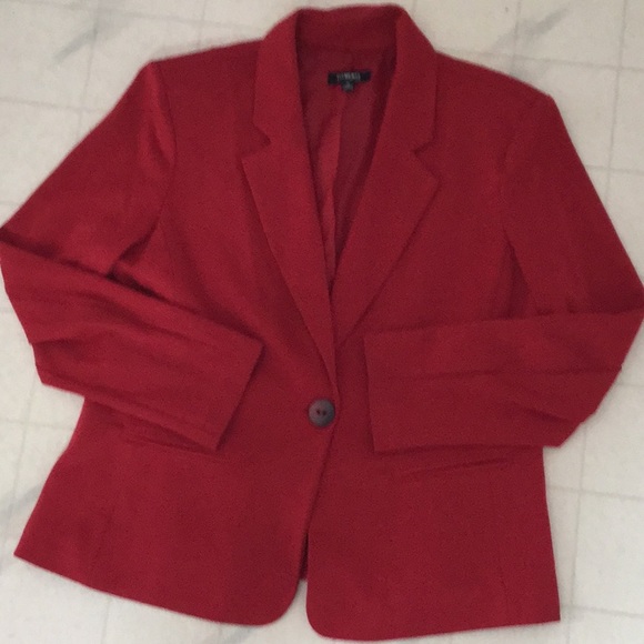 Elementz Jackets & Blazers - Elements stretchy red blazer